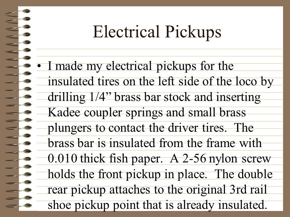 Electrical Pickups