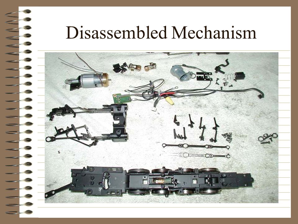 Disassembled Mechanism