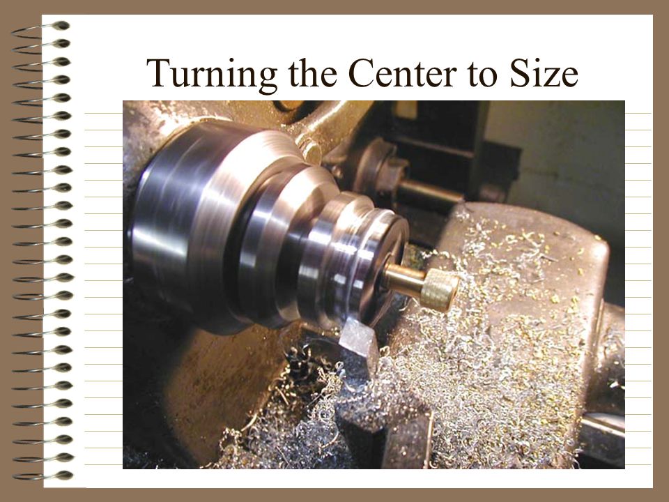 Turning the Center to Size