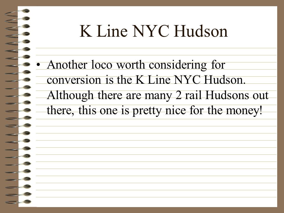 K Line NYC Hudson