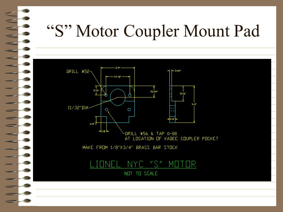 S Motor Coupler Mount Pad