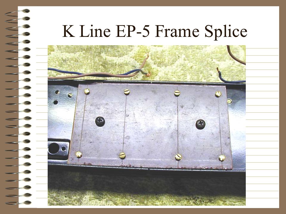 K Line EP-5 Frame Splice