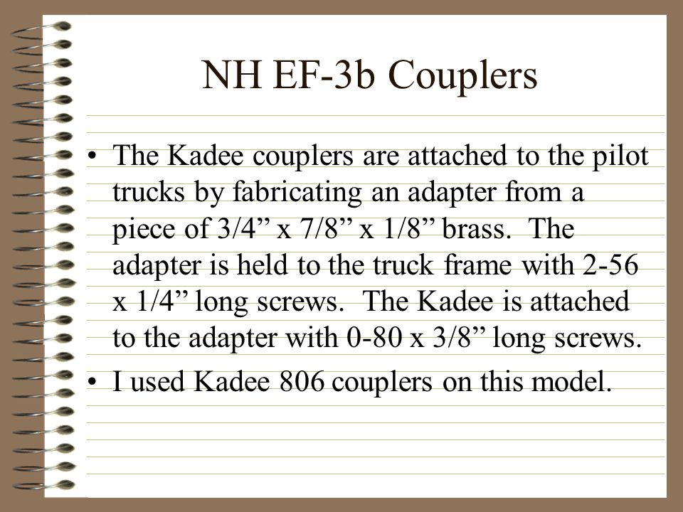 NH EF-3b Couplers