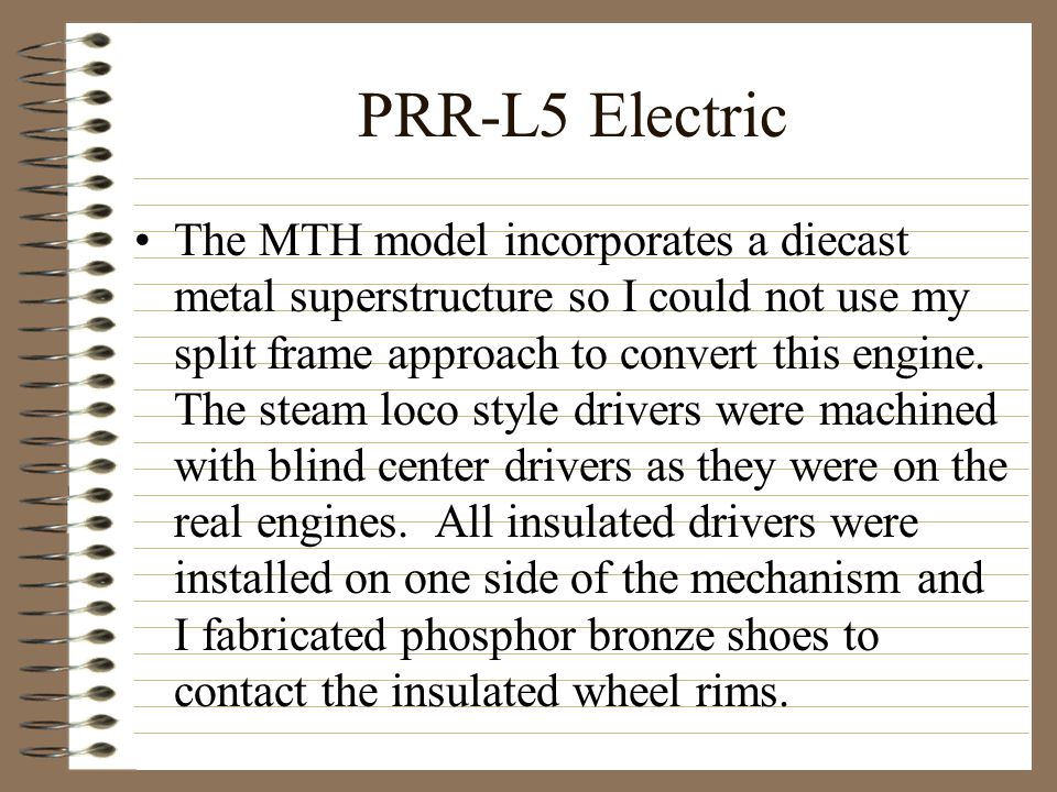 PRR-L5 Electric