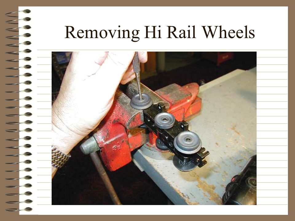 Removing Hi Rail Wheels