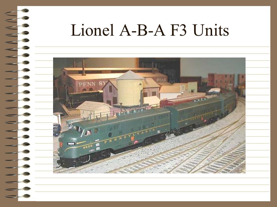 Lionel A-B-A F3 Units