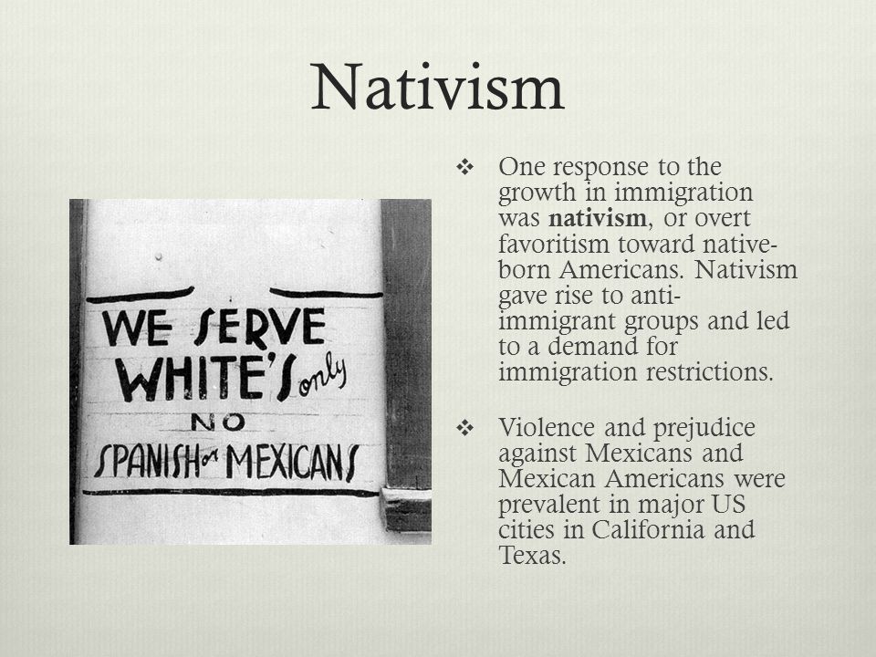 Nativism