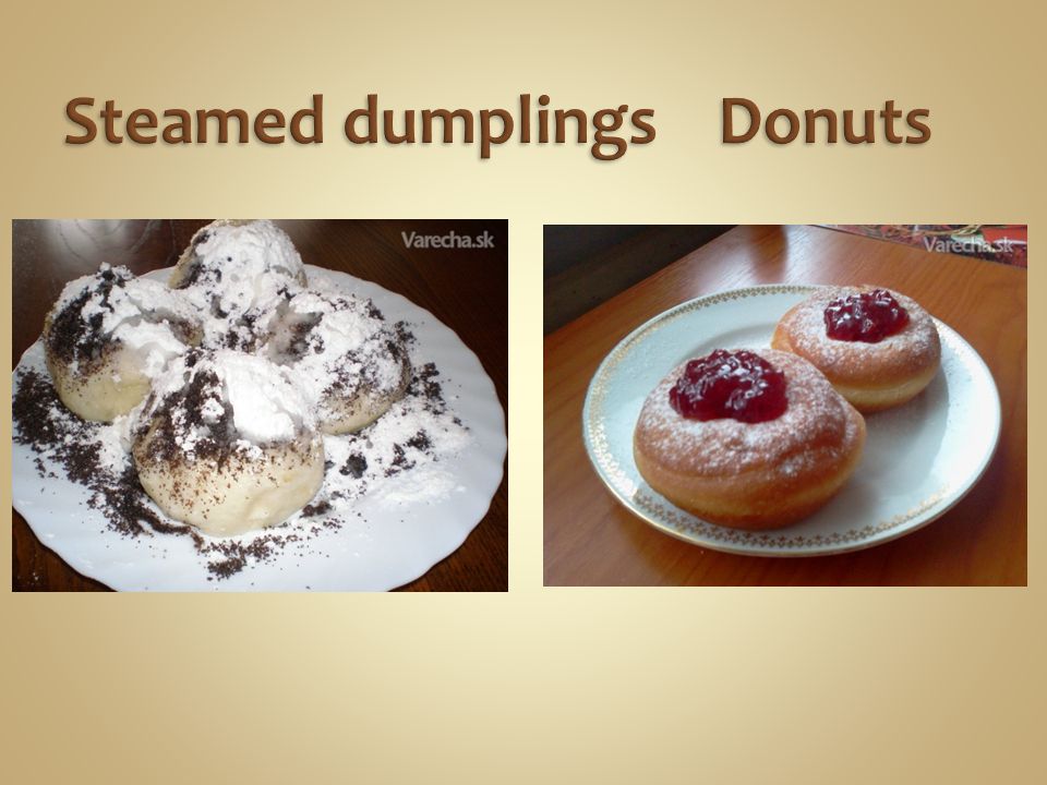 Steamed dumplings Donuts