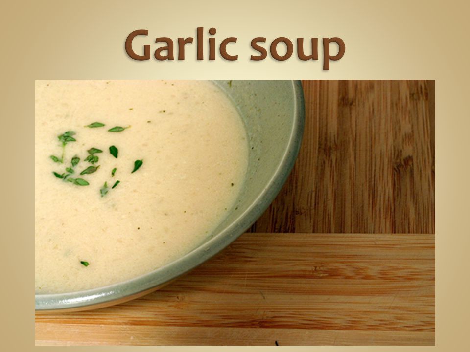 Garlic soup Kapustnica -