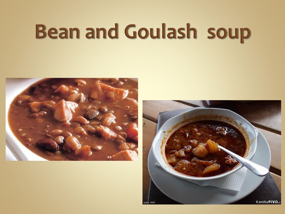 Bean and Goulash soup