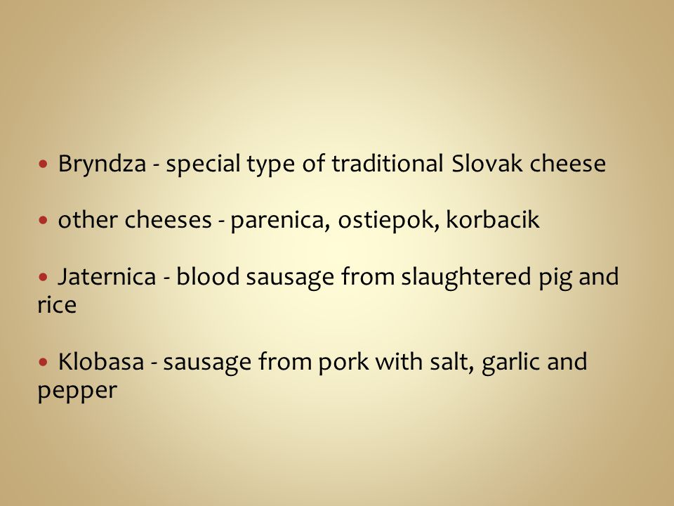 Bryndza - special type of traditional Slovak cheese