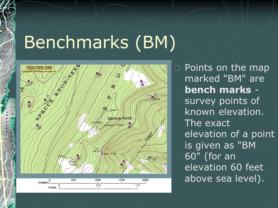 What Does Bm Mean On A Topographic Map Topographic Maps. - Ppt Download