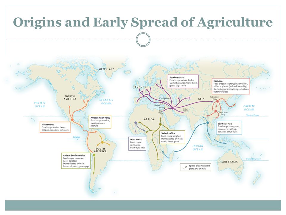 Origins and Early Spread of Agriculture