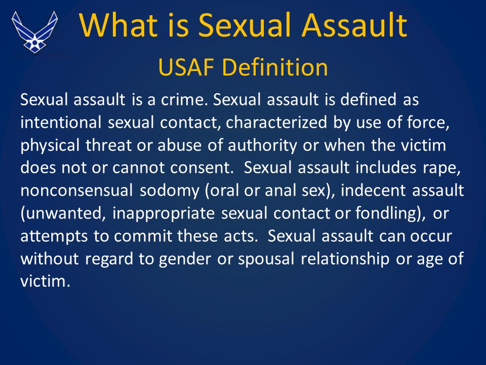 Types of sexual assault laws in california