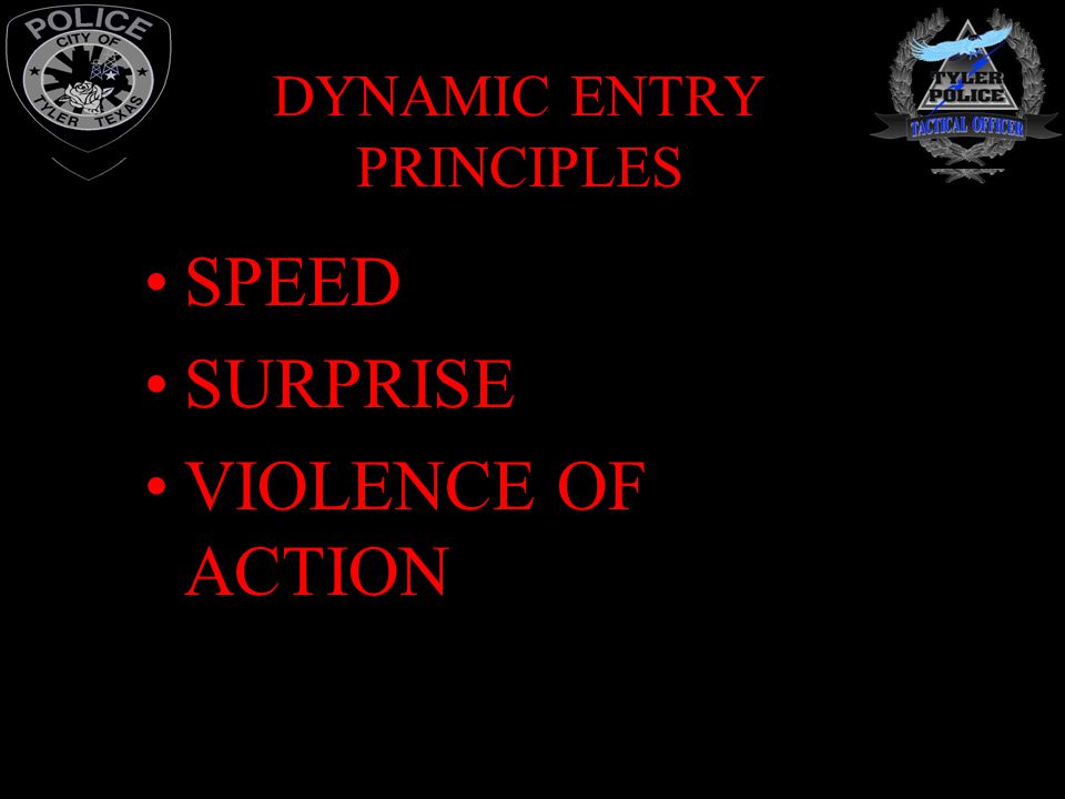 DYNAMIC ENTRY PRINCIPLES