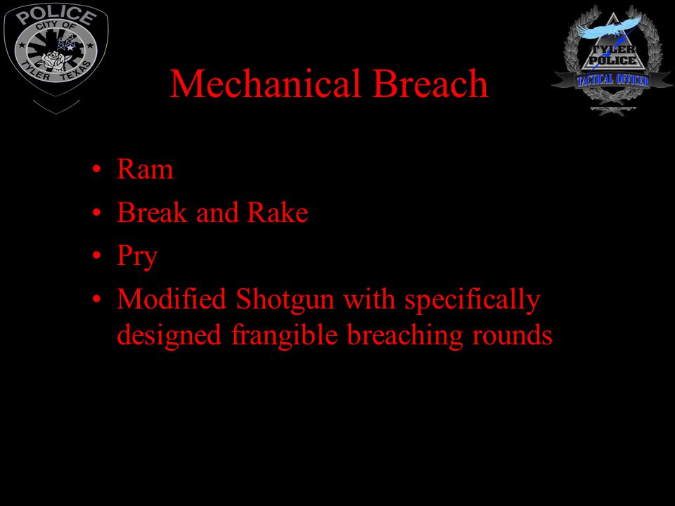 Mechanical Breach Ram Break and Rake Pry