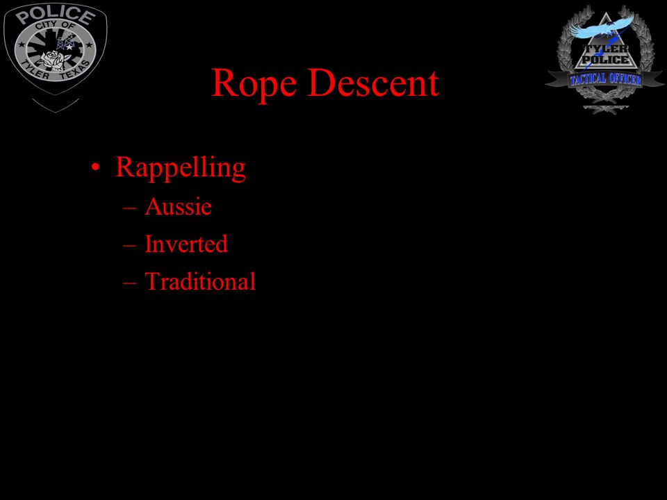 Rope Descent Rappelling Aussie Inverted Traditional