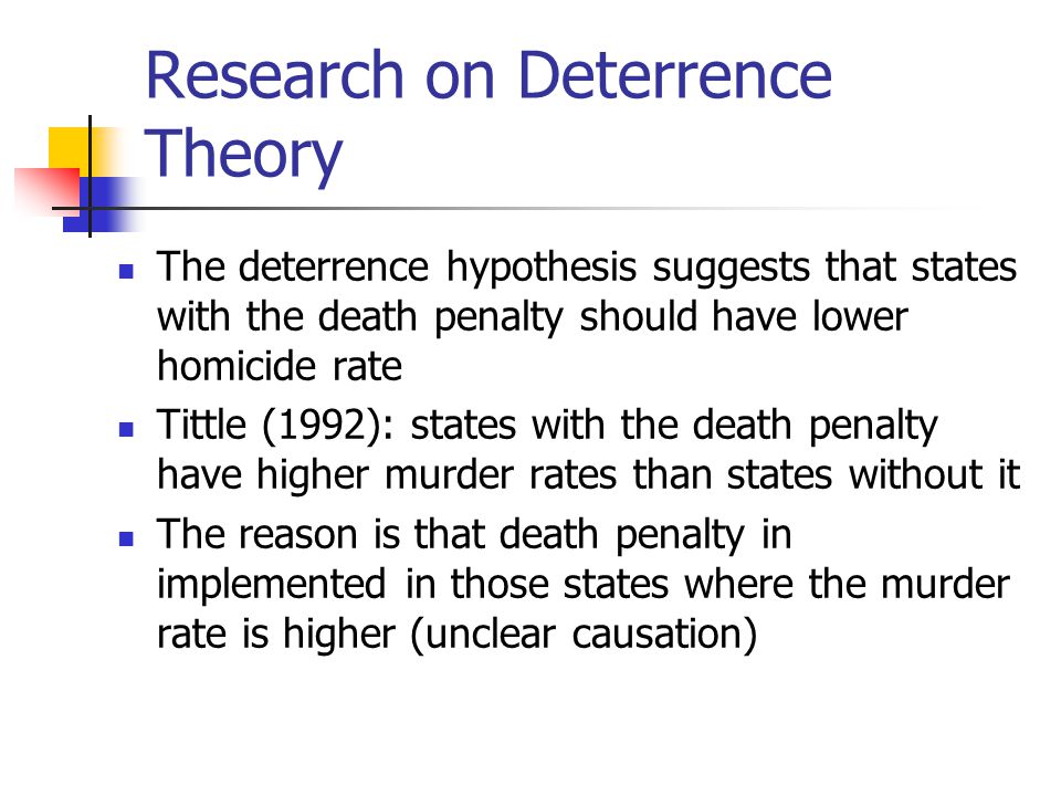 deterrence theory criminology