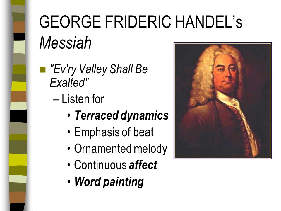 GEORGE FRIDERIC HANDEL’s Messiah