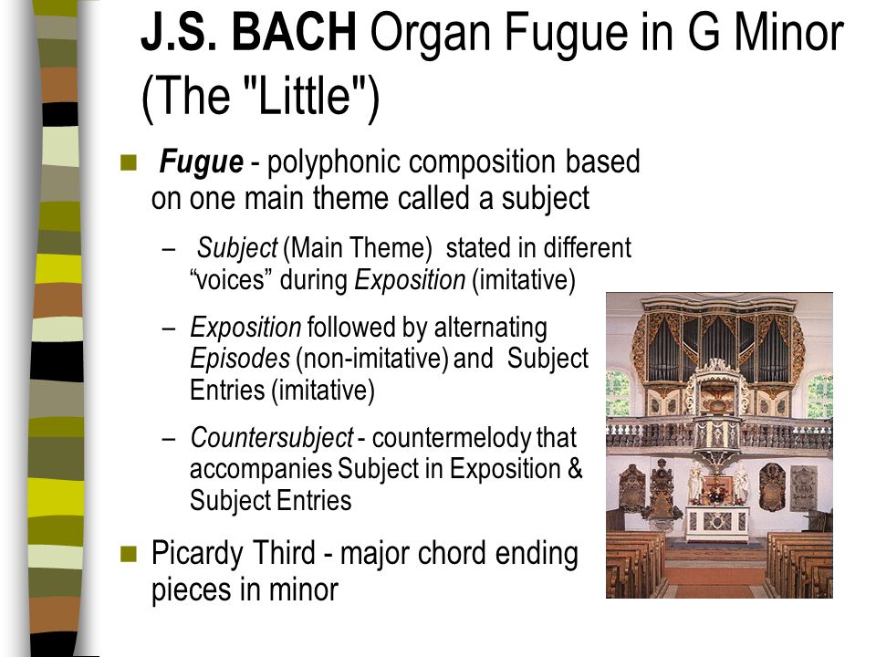 J.S. BACH Organ Fugue in G Minor (The Little )