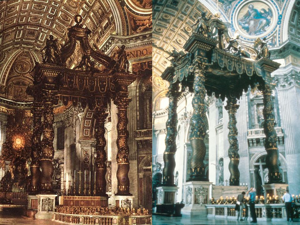 Bernini, Baldacchino (altar canopy) of St