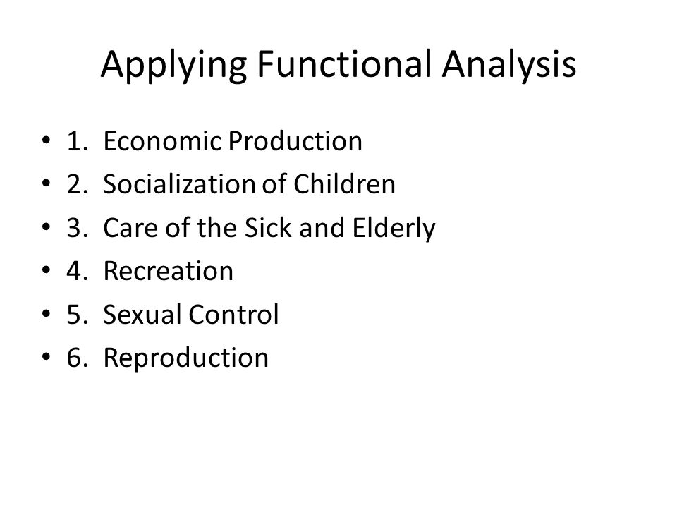Applying Functional Analysis