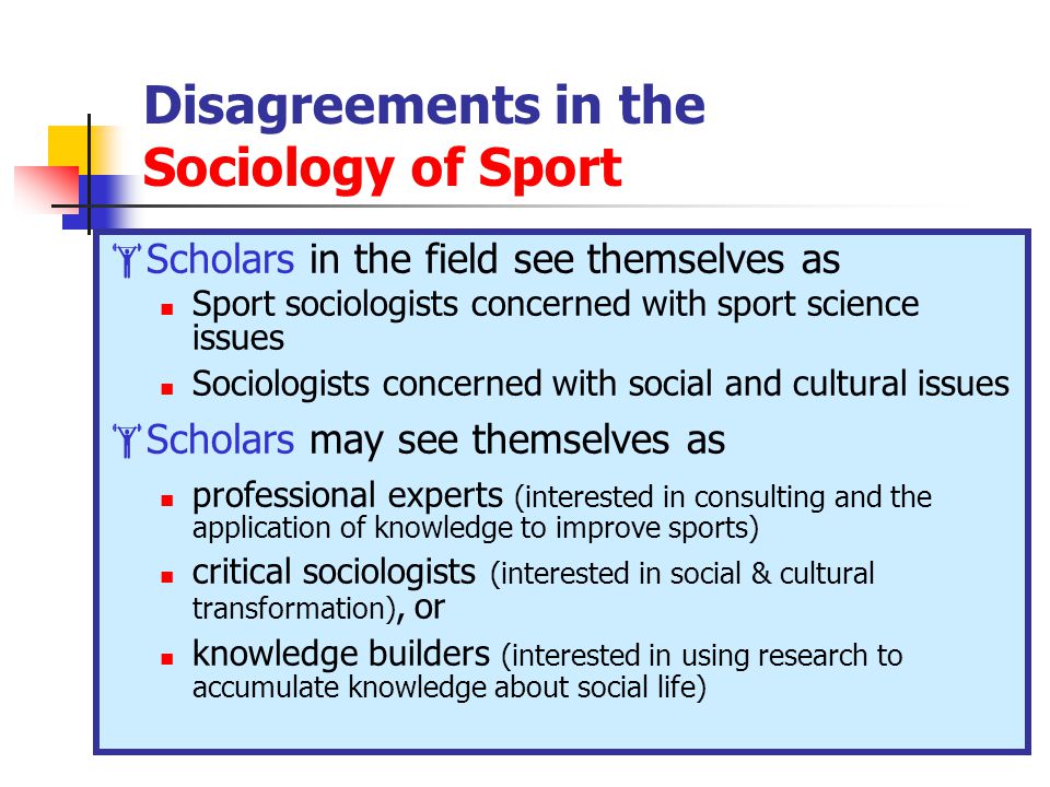 sociological issues in sports