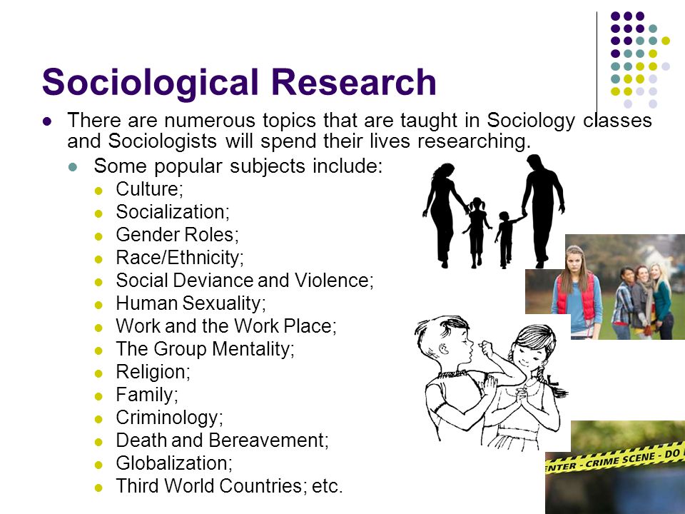 sociology research topic ideas