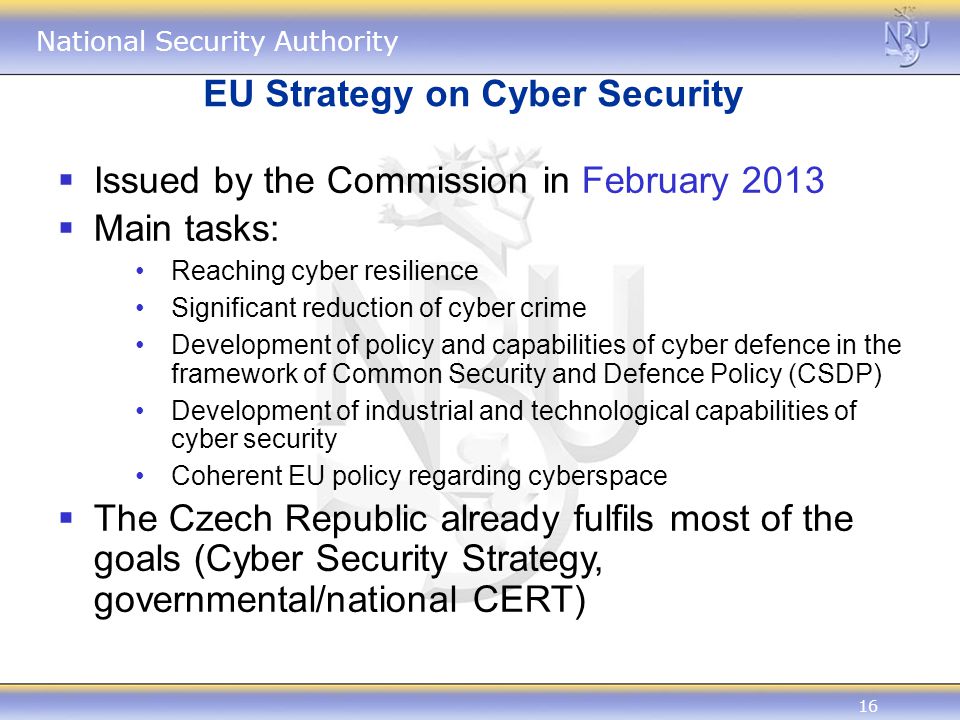 EU Strategy on Cyber Security