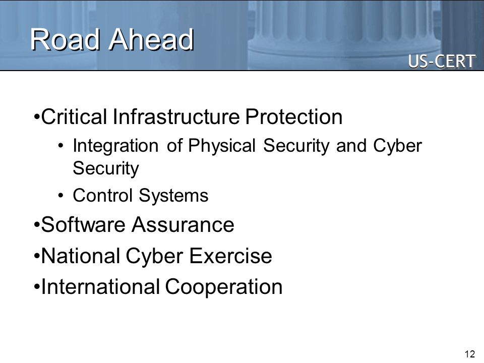 Road Ahead Critical Infrastructure Protection Software Assurance