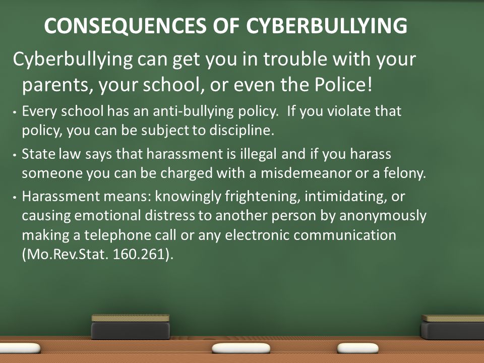Consequences of Cyberbullying