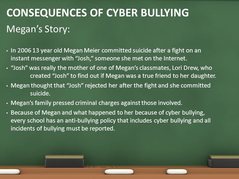 Consequences of Cyber Bullying