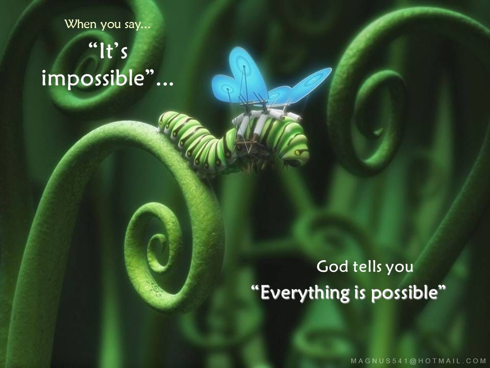 Everything is possible