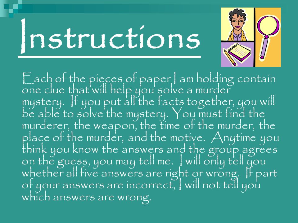 PPT - Murder Mystery 3 PowerPoint Presentation, free download - ID