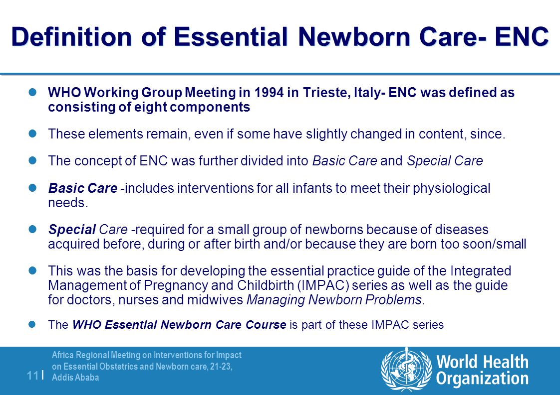 essential care of newborn