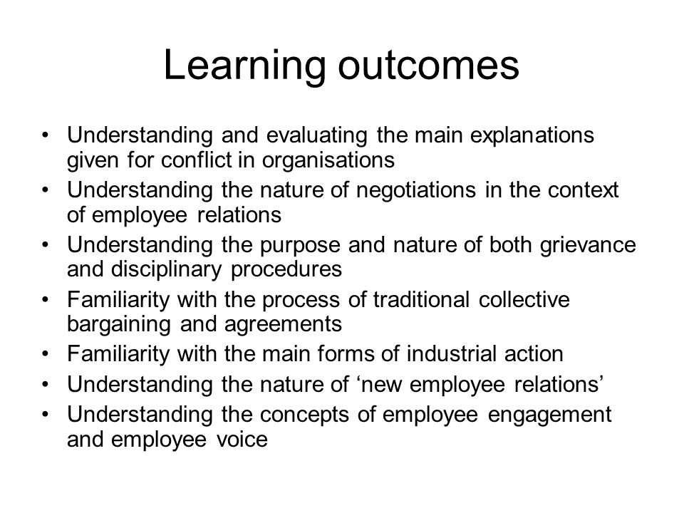 tusind Erobre andrageren Lecture 6 Employee relations - ppt video online download