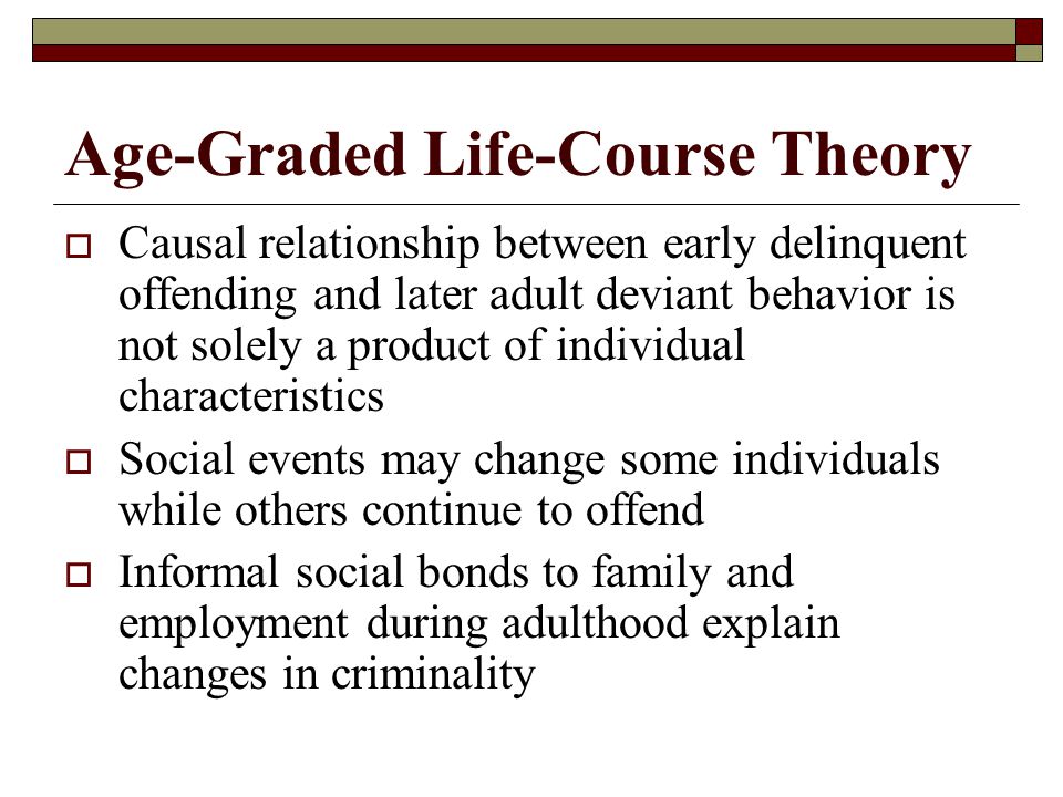 age graded theory
