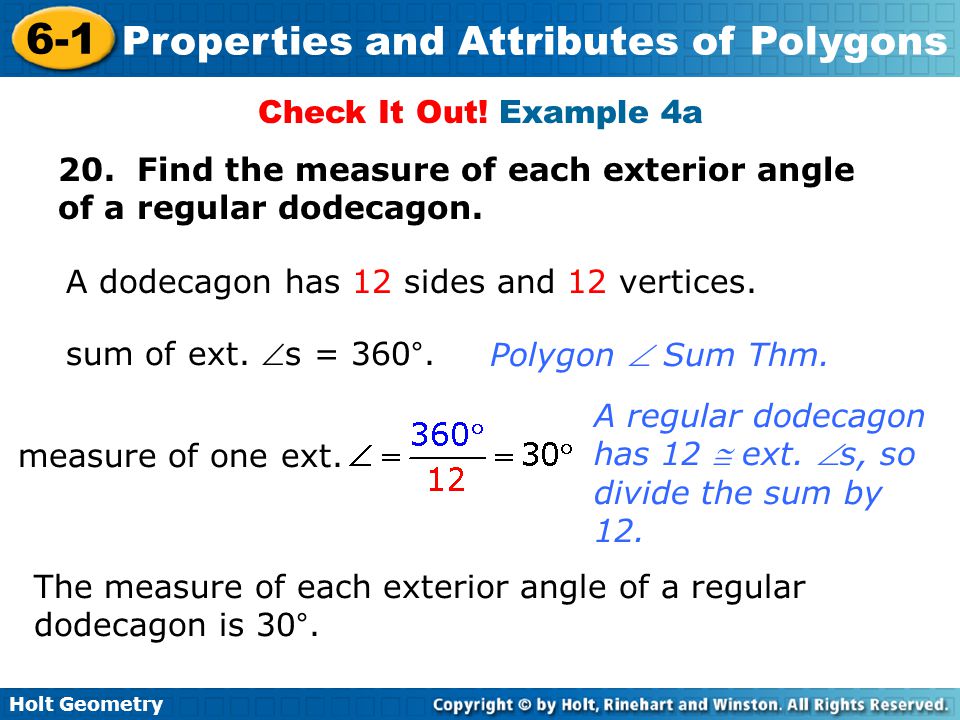 6 1 Properties And Attributes Of Polygons Warm Up Lesson