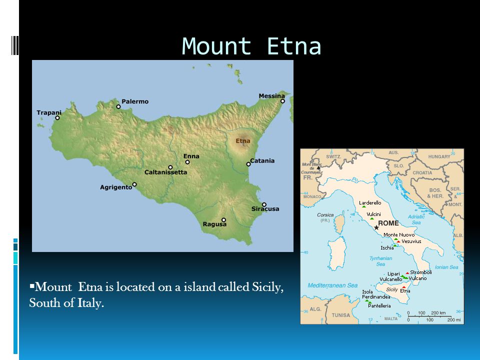 Этна где находится географические координаты абсолютная. Вулкан Этна на географической карте. Вулкан Этна на карте. Этна на карте.
