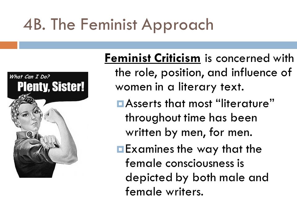 4B. The Feminist Approach