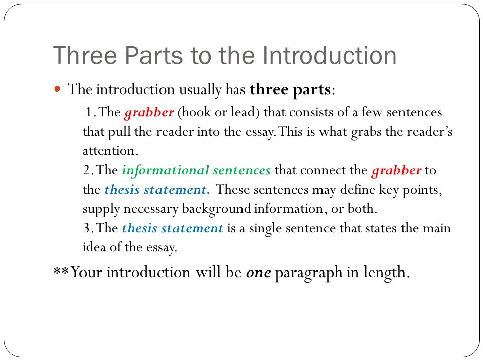 how to start a thesis paper introduction
