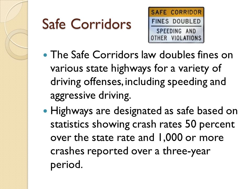Safe Corridors