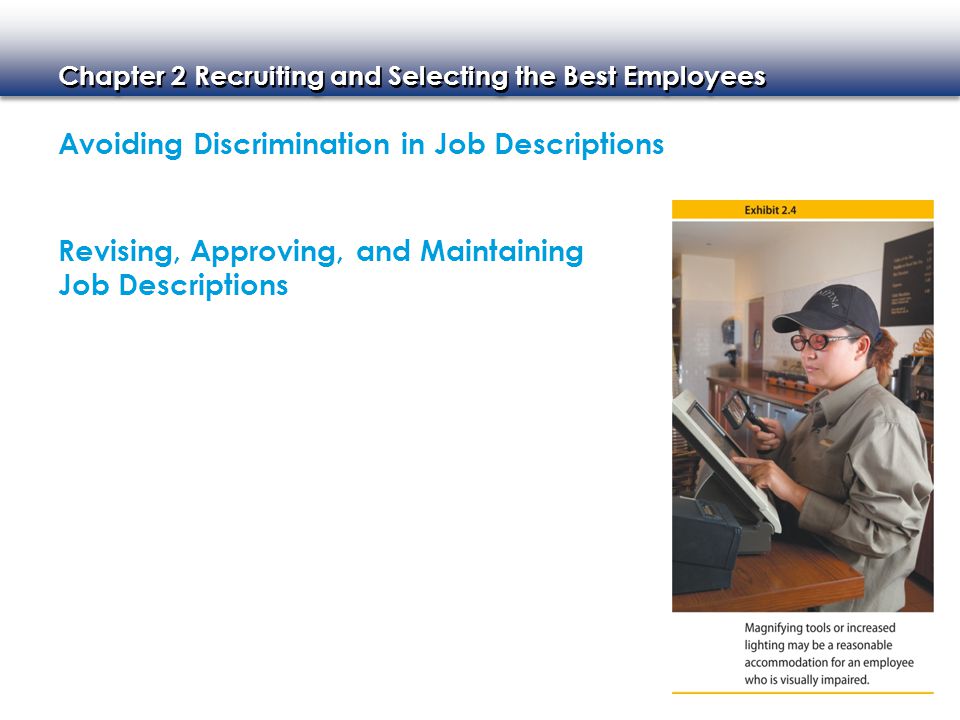 Avoiding Discrimination in Job Descriptions
