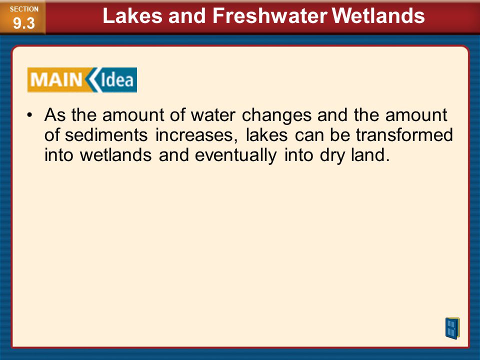 Lakes and Freshwater Wetlands
