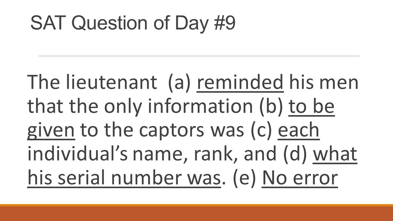 SAT Question of Day #9