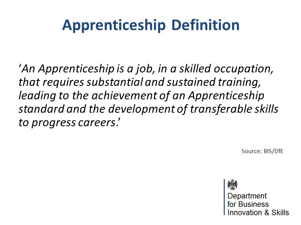 Apprenticeship Definition