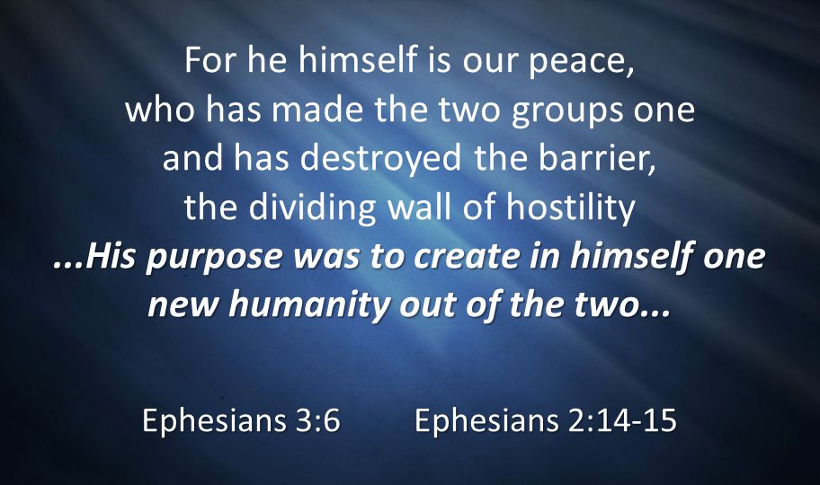Ephesians 3:6 Ephesians 2:14-15