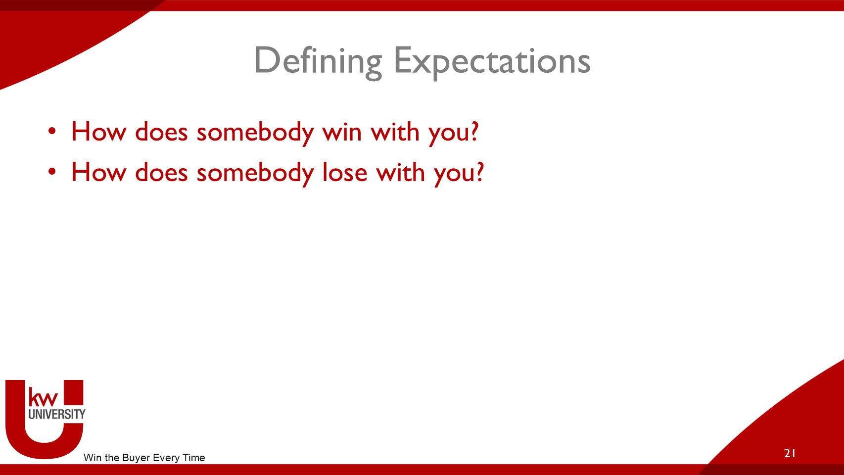 Defining Expectations
