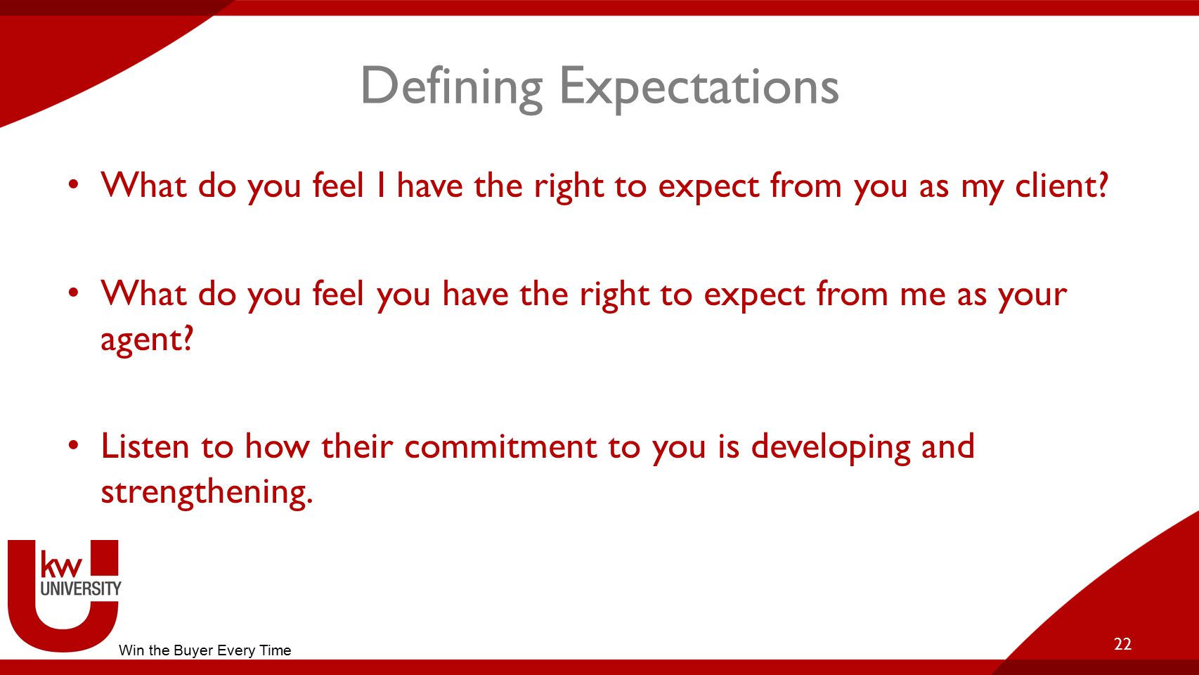 Defining Expectations