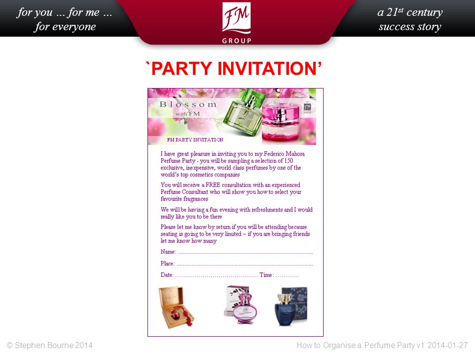 `PARTY INVITATION’